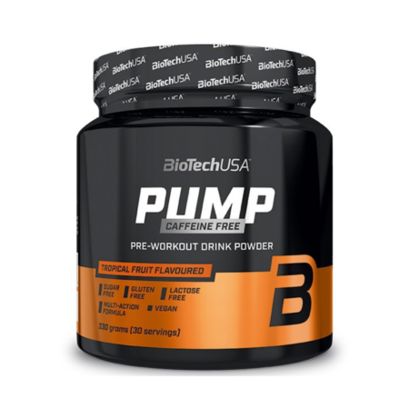 Pump Caffeine Free drink powder 330g