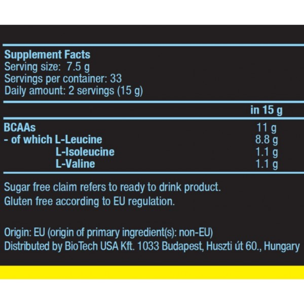 BCAA 8:1:1 ZERO 250g - Image 2